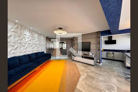 Sala de apartamento à venda com 3 quartos, 160m² em Vila Guiomar, Santo André