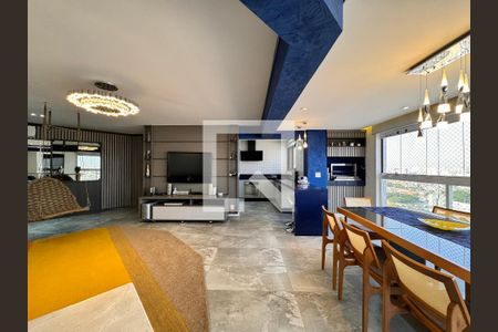 Sala de apartamento à venda com 3 quartos, 160m² em Vila Guiomar, Santo André