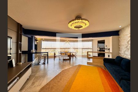 Sala de apartamento à venda com 3 quartos, 160m² em Vila Guiomar, Santo André