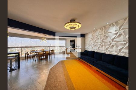 Sala de apartamento à venda com 3 quartos, 160m² em Vila Guiomar, Santo André