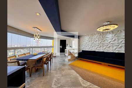 Sala de apartamento à venda com 3 quartos, 160m² em Vila Guiomar, Santo André