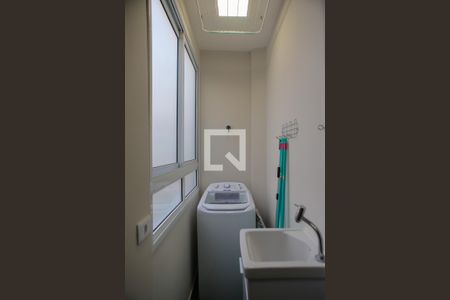 Lavanderia de kitnet/studio para alugar com 1 quarto, 38m² em Embaré, Santos