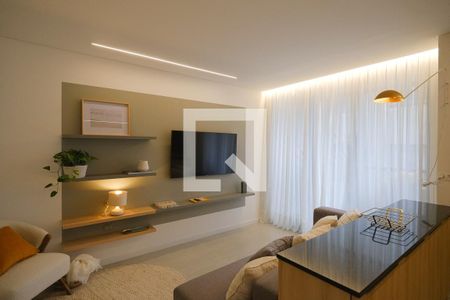 Sala de apartamento para alugar com 2 quartos, 72m² em Bigorrilho, Curitiba