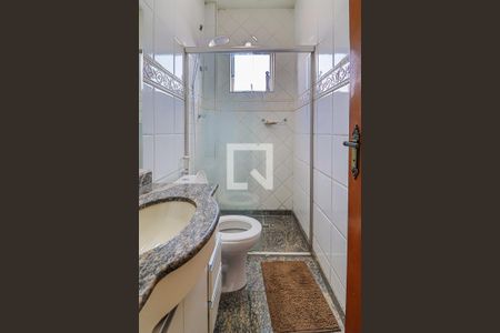 Banheiro do Quarto 3 Suíte de apartamento para alugar com 3 quartos, 78m² em Esplanada, Belo Horizonte