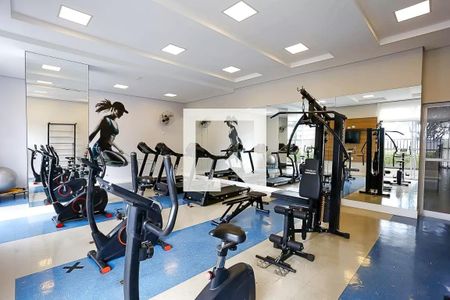 Área comum - Academia de apartamento para alugar com 1 quarto, 38m² em Vila Andrade, São Paulo