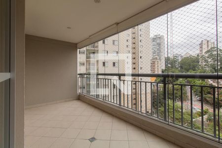 Varanda da Sala de apartamento para alugar com 2 quartos, 87m² em Vila Andrade, São Paulo