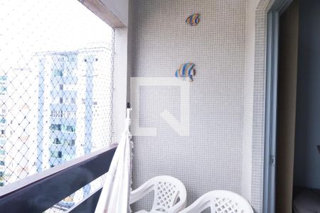 Varanda da Sala de apartamento para alugar com 3 quartos, 98m² em Centro, São Vicente
