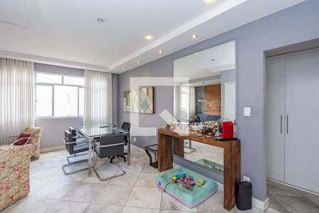 Sala de apartamento para alugar com 2 quartos, 95m² em Estoril, Belo Horizonte