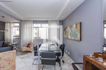 Sala de apartamento para alugar com 2 quartos, 95m² em Estoril, Belo Horizonte