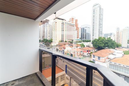 Apartamento para alugar com 92m², 1 quarto e 1 vagaVaranda