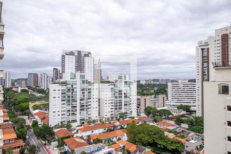 Sala/Cozinha - Vista de apartamento à venda com 1 quarto, 43m² em Pinheiros, São Paulo