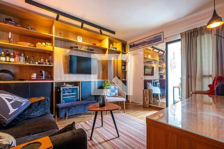 Sala/Cozinha de apartamento à venda com 1 quarto, 43m² em Pinheiros, São Paulo