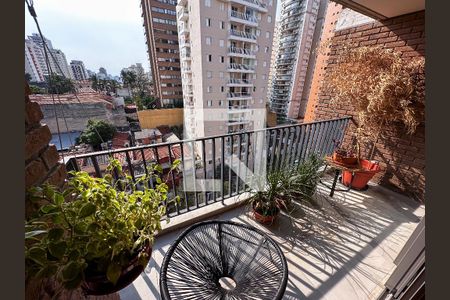 Varanda  da Sala de apartamento para alugar com 2 quartos, 85m² em Perdizes, São Paulo