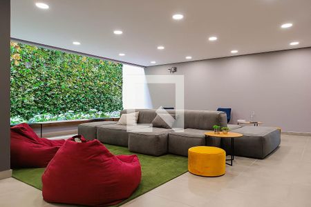 Apartamento para alugar com 28m², 1 quarto e sem vaga Apartamento para alugar com 28m², 1 quarto e sem vagaHall social