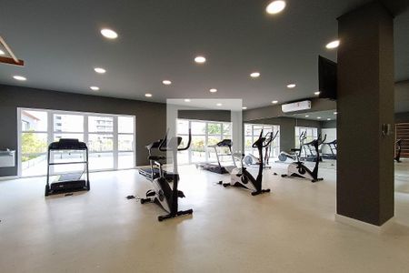 Apartamento para alugar com 28m², 1 quarto e sem vaga Apartamento para alugar com 28m², 1 quarto e sem vagaÁrea comum - Academia