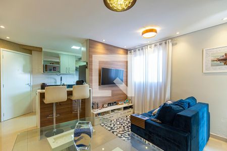 Sala de apartamento à venda com 2 quartos, 43m² em Vila Mazzei, Santo André