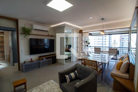 Sala de apartamento para alugar com 3 quartos, 102m² em Campo Belo, São Paulo