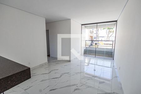 Sala / cozinha americana de apartamento à venda com 3 quartos, 69m² em Itapoã, Belo Horizonte