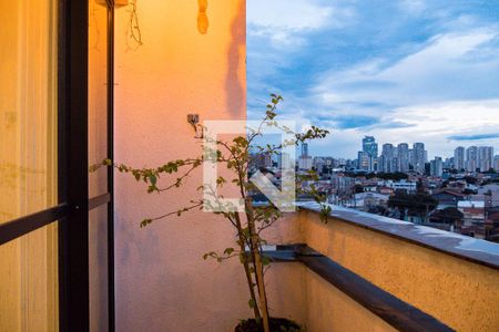 Varanda da Sala de apartamento à venda com 3 quartos, 130m² em Vila Valparaíso, Santo André