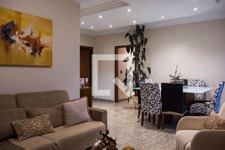 Sala de apartamento à venda com 3 quartos, 130m² em Vila Valparaíso, Santo André