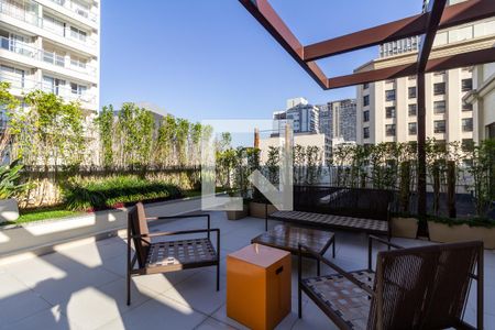 Studio para alugar com 22m², 1 quarto e sem vaga Studio para alugar com 22m², 1 quarto e sem vagaÁrea comum - Terraço