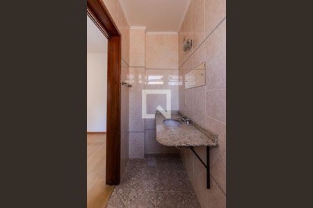 Banheiro da Suíte de apartamento à venda com 3 quartos, 94m² em Centro Histórico, Porto Alegre