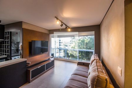 Sala de TV de apartamento à venda com 2 quartos, 71m² em Melville Empresarial Ii, Barueri