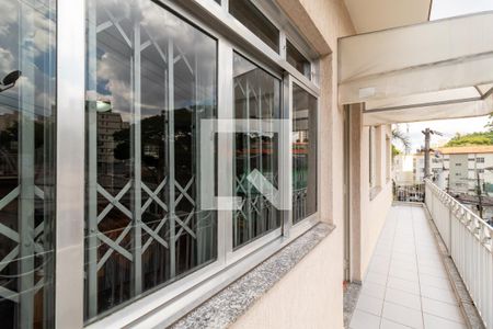 Varanda da Sala de casa à venda com 5 quartos, 254m² em Jardim Carlu, São Paulo