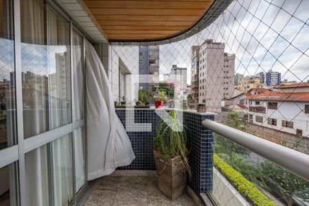 Varanda da Sala de apartamento à venda com 4 quartos, 115m² em Alto Caiçaras, Belo Horizonte