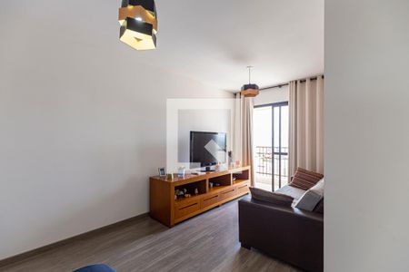 Sala de apartamento à venda com 3 quartos, 75m² em Vila Floresta, Santo André