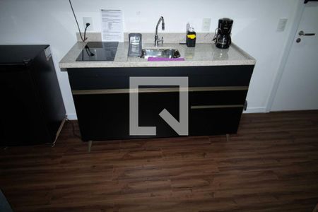 Cozinha de kitnet/studio para alugar com 1 quarto, 27m² em Vila Clementino, São Paulo