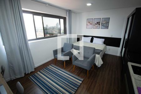 Sala/Quarto de kitnet/studio para alugar com 1 quarto, 27m² em Vila Clementino, São Paulo