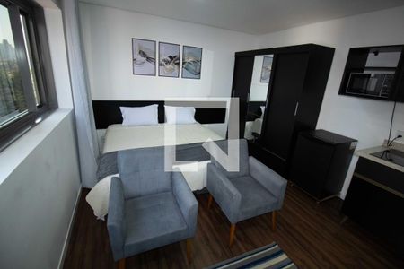 Sala/Quarto de kitnet/studio para alugar com 1 quarto, 27m² em Vila Clementino, São Paulo