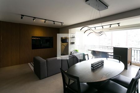 Sala  de apartamento à venda com 3 quartos, 129m² em Jardim Caboré, São Paulo