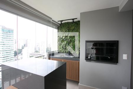 Varanda da Sala de apartamento à venda com 3 quartos, 129m² em Jardim Caboré, São Paulo