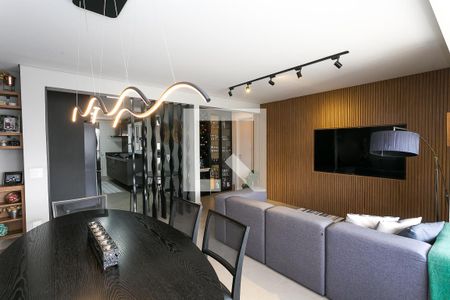 Sala  de apartamento à venda com 3 quartos, 129m² em Jardim Caboré, São Paulo