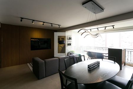 Sala  de apartamento à venda com 3 quartos, 129m² em Jardim Caboré, São Paulo