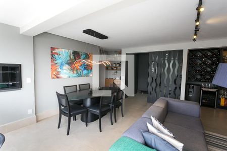 Sala  de apartamento à venda com 3 quartos, 129m² em Jardim Caboré, São Paulo
