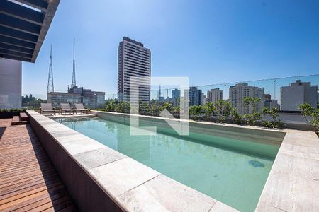 Studio à venda com 27m², 1 quarto e sem vagaPiscina