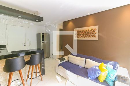 Sala de apartamento à venda com 1 quarto, 40m² em Vila Andrade, São Paulo