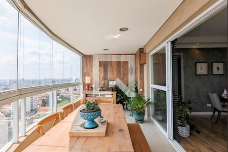 Apartamento à venda com 137m², 3 quartos e 2 vagasVaranda da sala