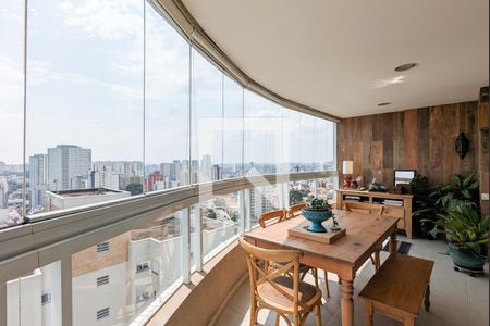 Apartamento à venda com 137m², 3 quartos e 2 vagasVaranda da sala