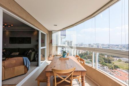 Apartamento à venda com 137m², 3 quartos e 2 vagasVaranda da sala