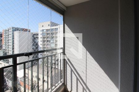 Studio para alugar com 31m², 1 quarto e sem vagaVaranda