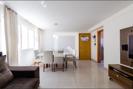 Sala de apartamento à venda com 3 quartos, 83m² em Havaí, Belo Horizonte
