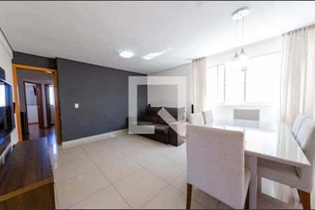 Sala de apartamento à venda com 3 quartos, 83m² em Havaí, Belo Horizonte