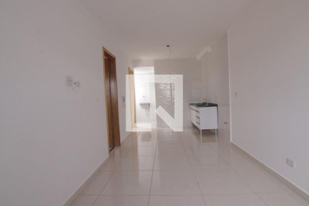 Sala/cozinha
 de apartamento para alugar com 2 quartos, 37m² em Parque Cisper, São Paulo