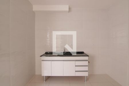 Sala/cozinha
 de apartamento para alugar com 2 quartos, 38m² em Parque Cisper, São Paulo