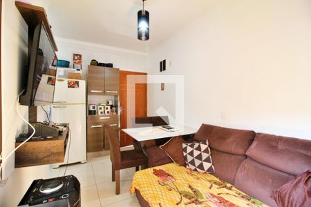 Sala de apartamento à venda com 2 quartos, 43m² em Jardim das Maravilhas, Santo André