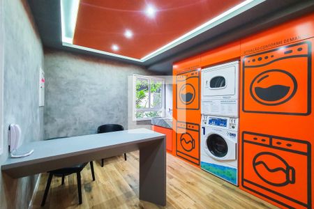 Studio para alugar com 22m², 1 quarto e sem vaga Studio para alugar com 22m², 1 quarto e sem vagaLavanderia
